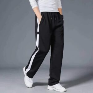 PREMIUM BAGGY JOGGERS-BLACK BAR