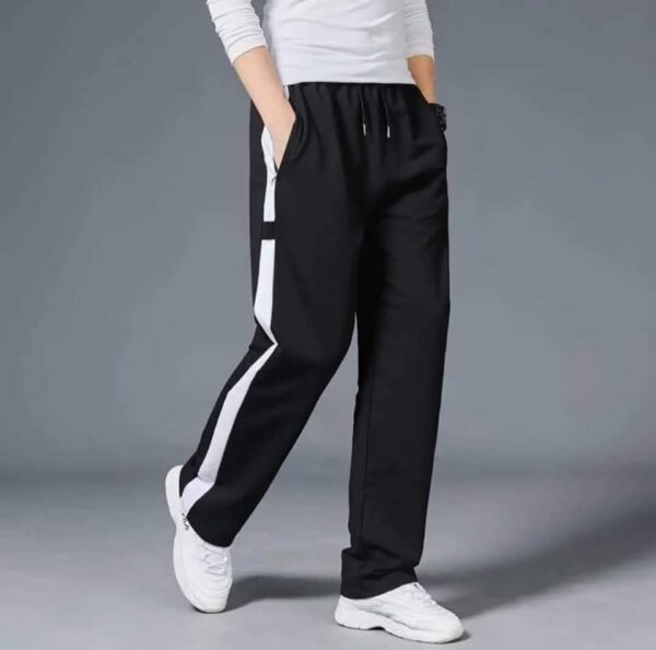 PREMIUM BAGGY JOGGERS-BLACK BAR