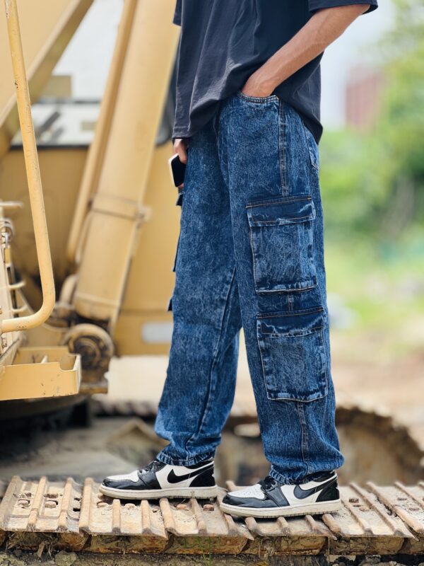 Deep Blue 8 Pocket Denim - Image 2
