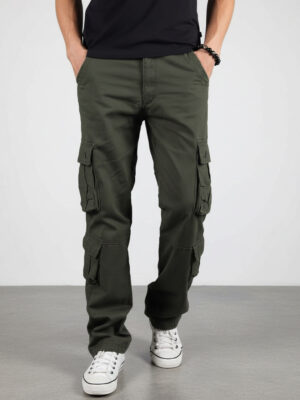 8 POCKET CARGO -OLIVE