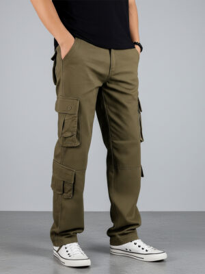 8 POCKET CARGO -BROWN