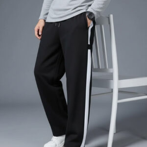 PREMIUM BAGGY JOGGERS-BLACK BAR