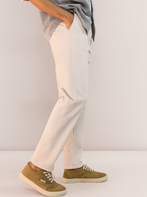 Off-white 4-Pocket Twill Cargo
