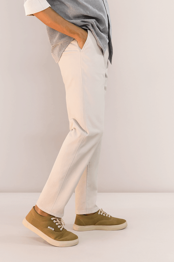 Off-white 4-Pocket Twill Cargo