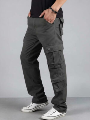 8 POCKET CARGO -GRAY