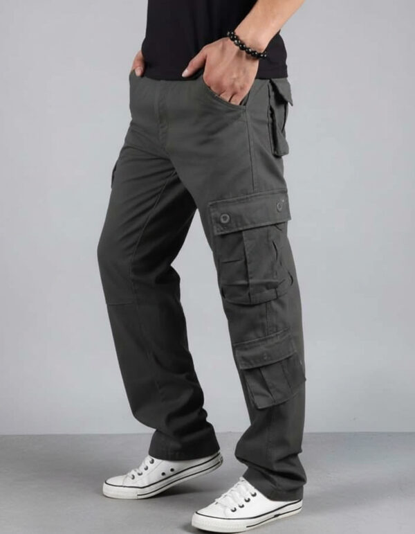 8 POCKET CARGO -GRAY