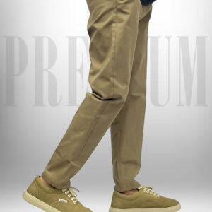 Khaki 4-Pocket Twill Cargo
