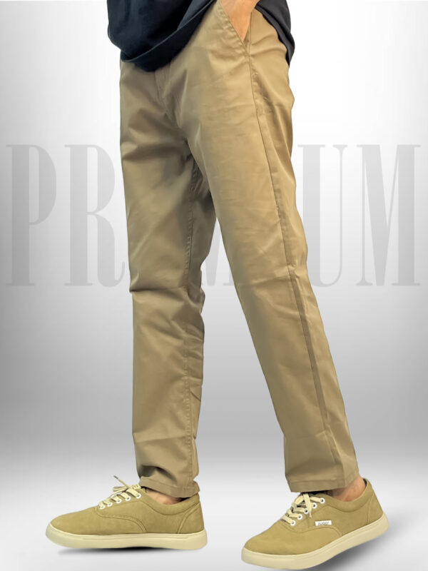 Khaki 4-Pocket Twill Cargo - Image 3
