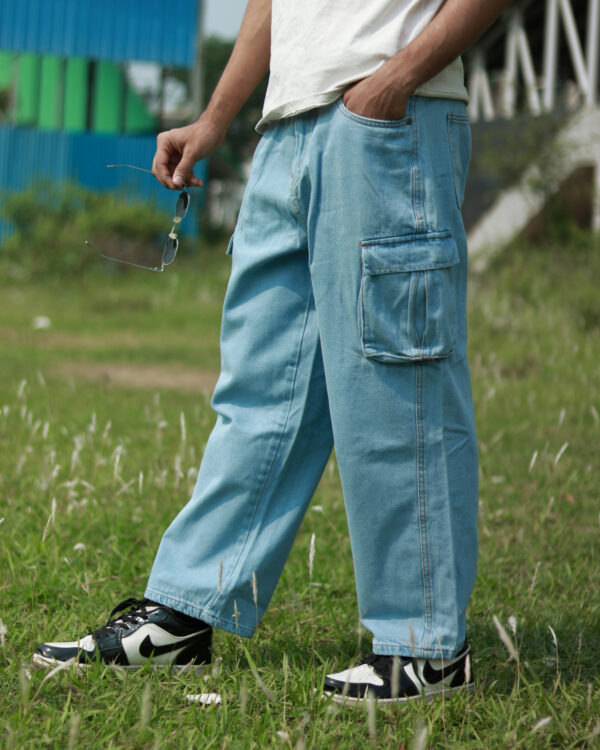 Sky Blue 6-Pocket Denim