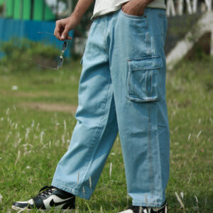 Sky Blue 6-Pocket Denim