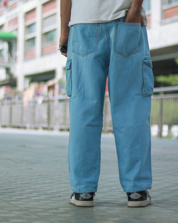 Sky Blue 6-Pocket Denim - Image 3