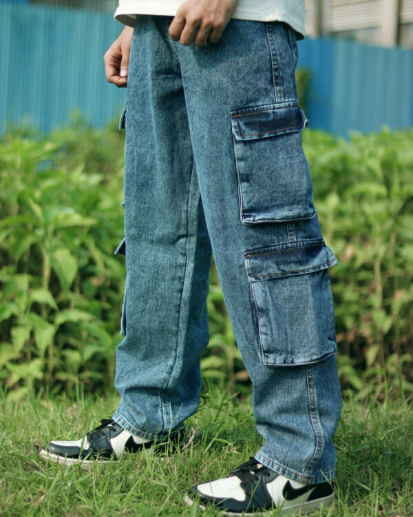 Light Blue 8 Pocket Denim - Image 2