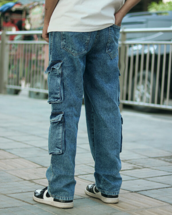 Light Blue 8 Pocket Denim - Image 3