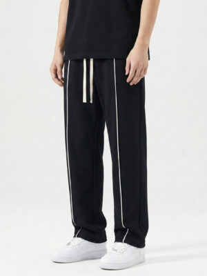 PREMIUM COTTON JOGGERS-1 STRIPE