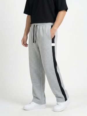 PREMIUM COTTON JOGGERS- ASH BAR
