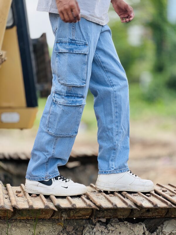 Sky Blue 8 Pocket Denim