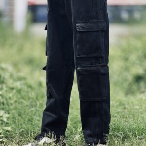 Black 8 Pocket Denim