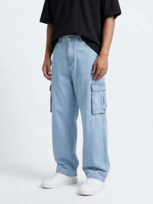 Sky Blue 6-Pocket Denim