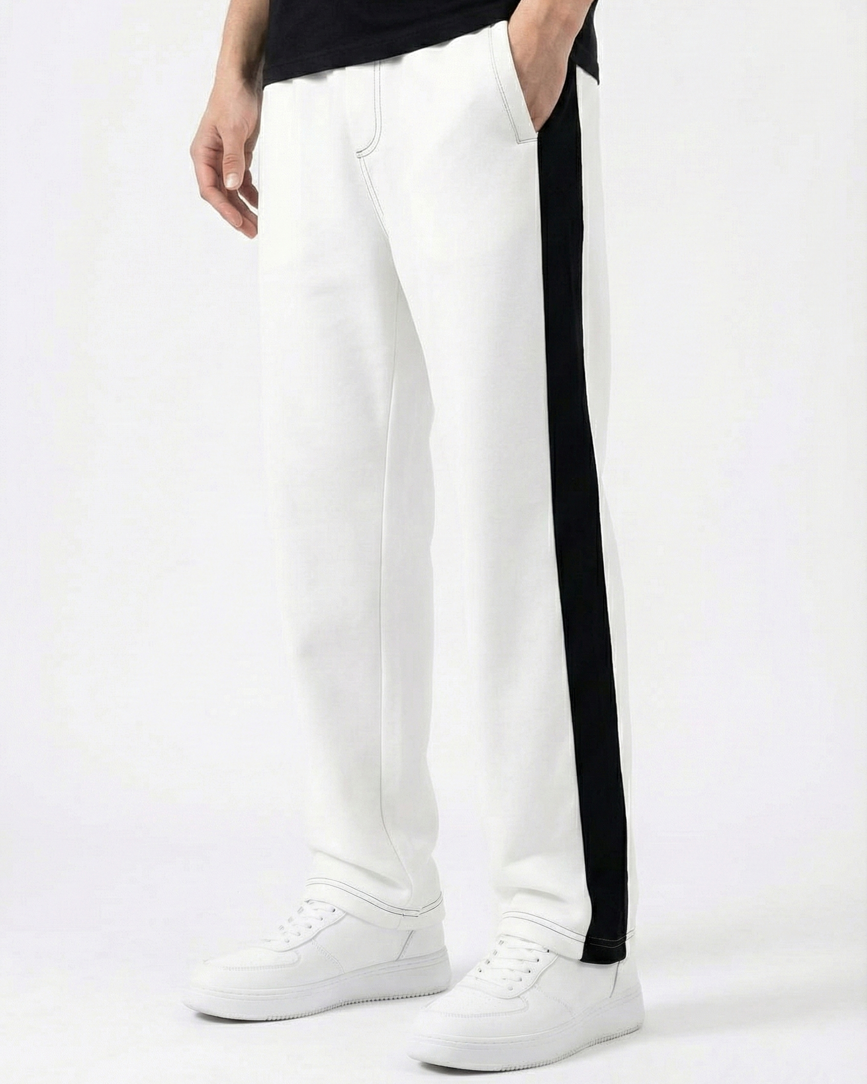PREMIUM BAGGY JOGGERS- BAGGY WHITE