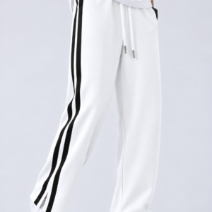 3 POCKET LOW CUT BAGGY JOGGERS-WHITE