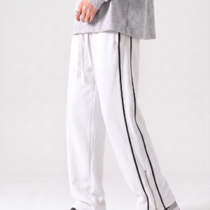 Essential Side Stripe -White