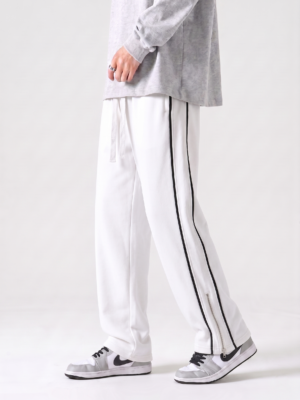 Essential Side Stripe -White
