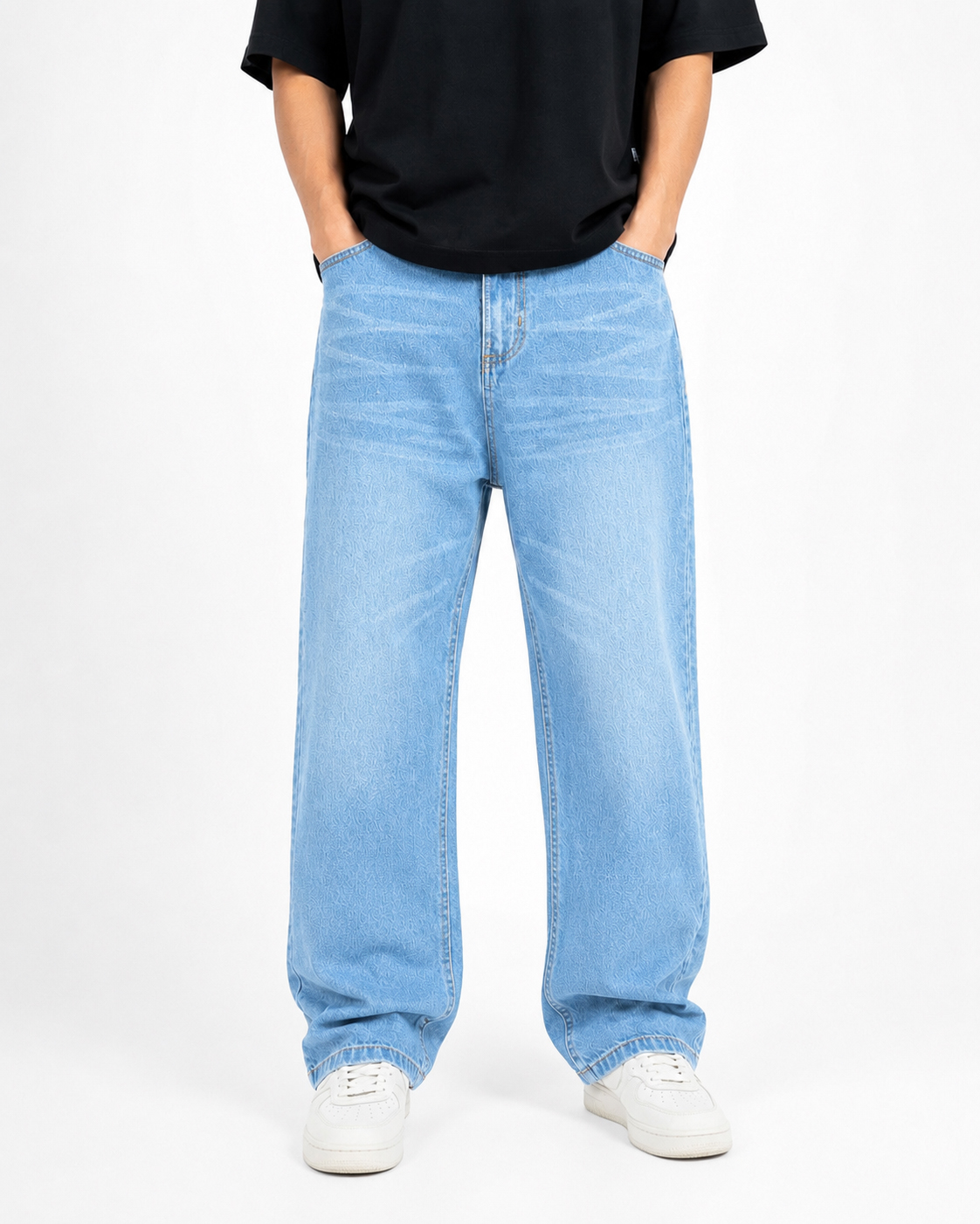 Light Wash Baggy Jeans