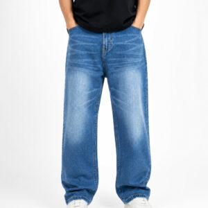 Light Blue Wash Baggy Jeans