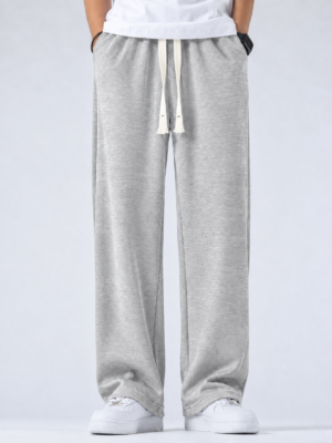 Premium China Rib Joggers - Ash
