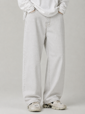White 4 Pocket Denim